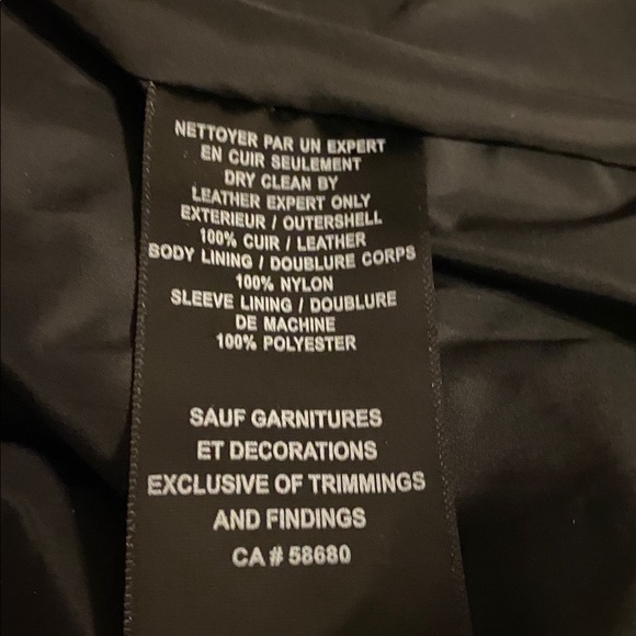 Black Leather Women's Jacket - Picture 12 of 14